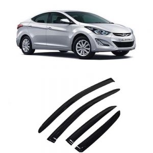 Rain Wind Door Visor Non Breakable Deflector Compatible with Elantra Fluidic